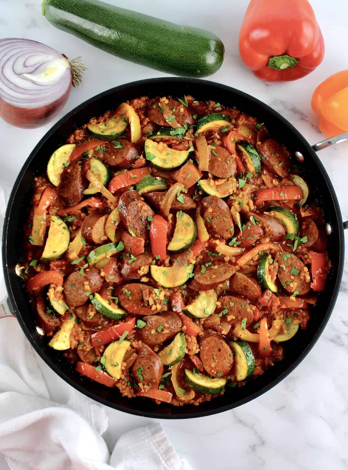 smoked-sausage-skillet-recipe